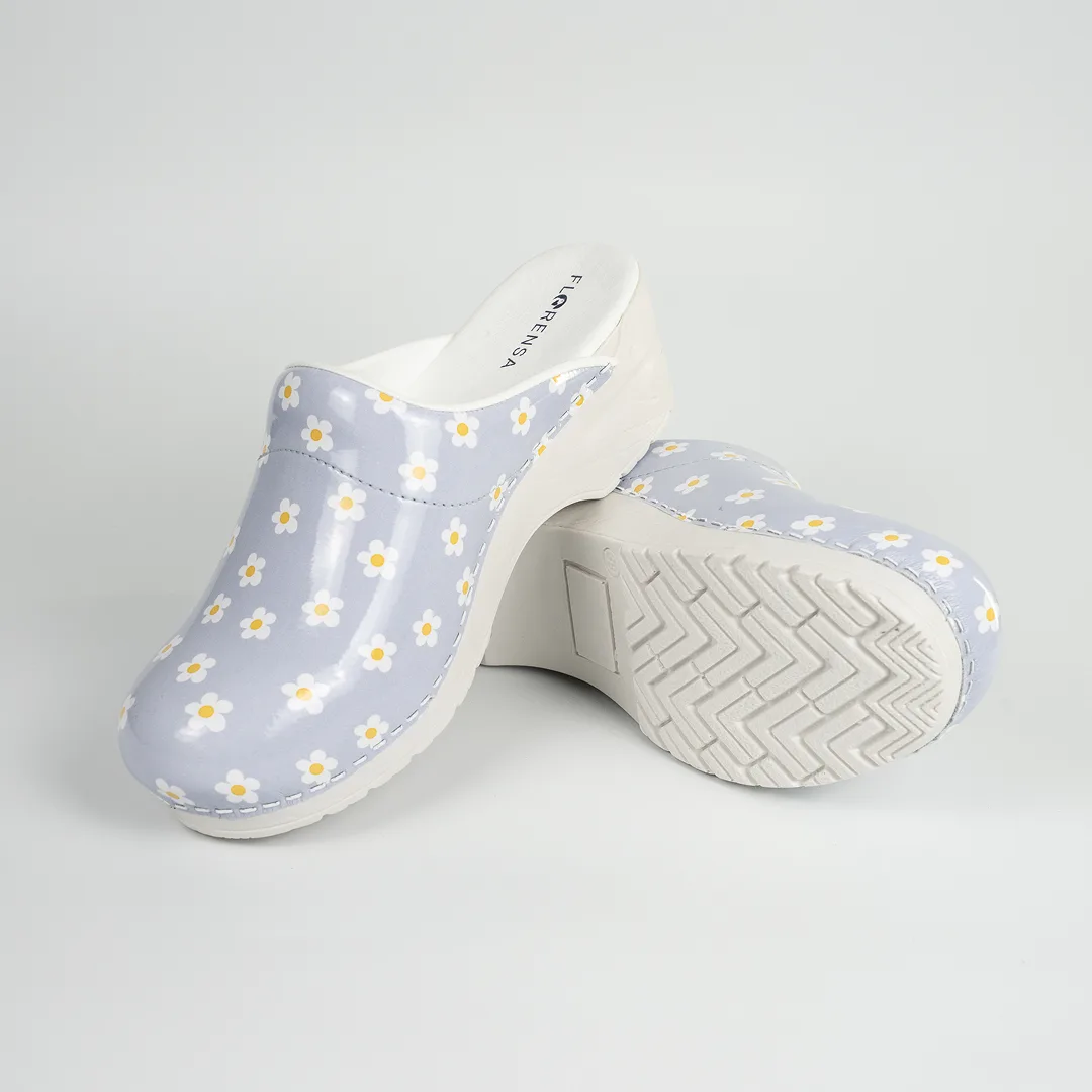 Florensa Klompen Flex - Daisy Light Blue