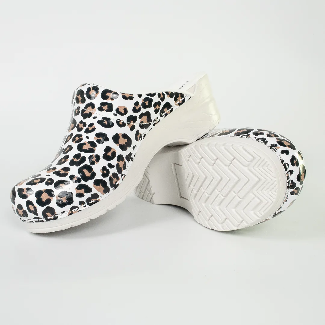 Florensa Klompen Flex - Leopard White