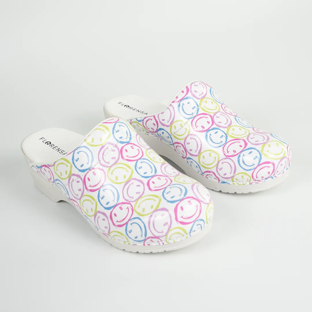 Florensa Klompen Flex - Smiley White - Afbeelding 2