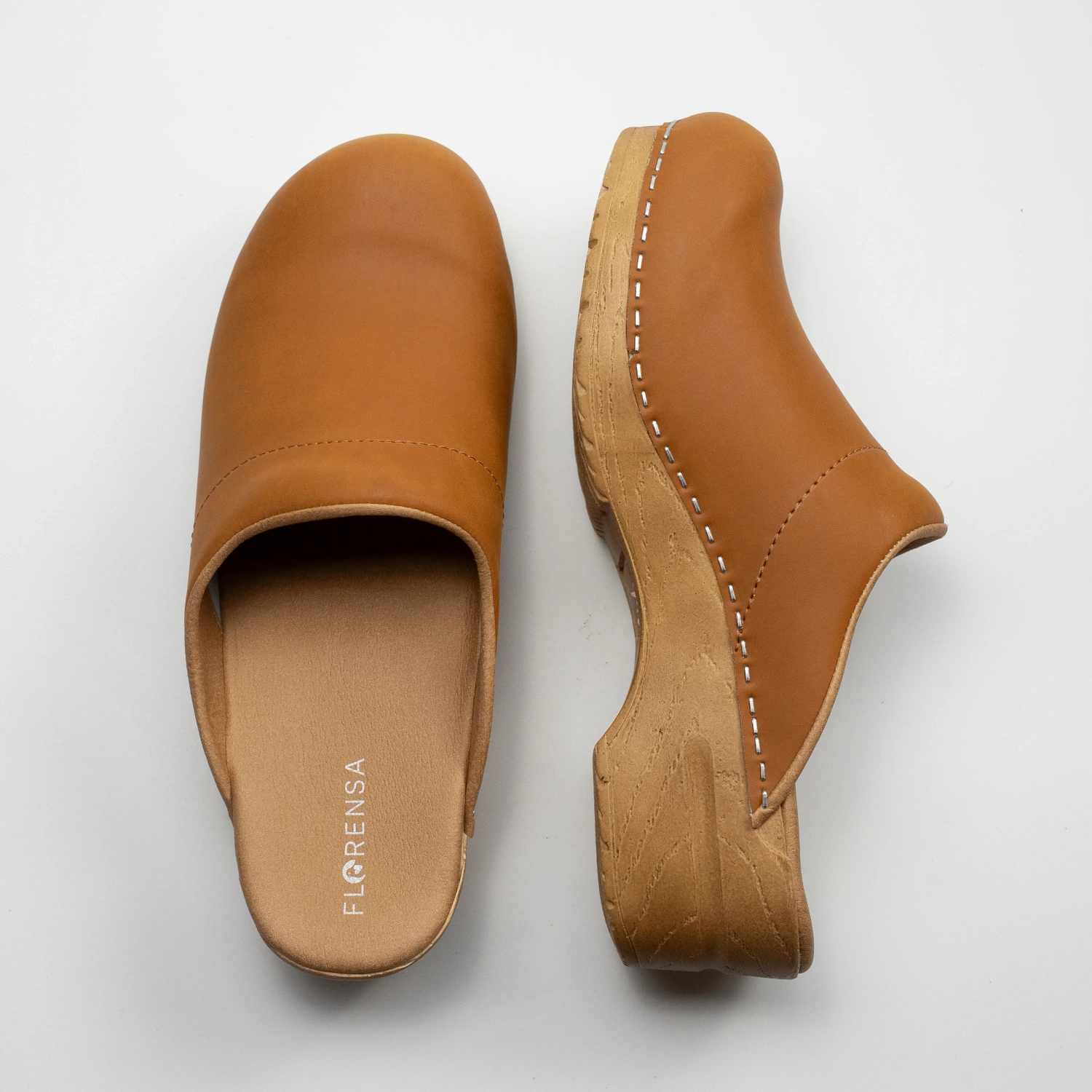 Florensa Klompen Flex - Natural Cognac - Afbeelding 3
