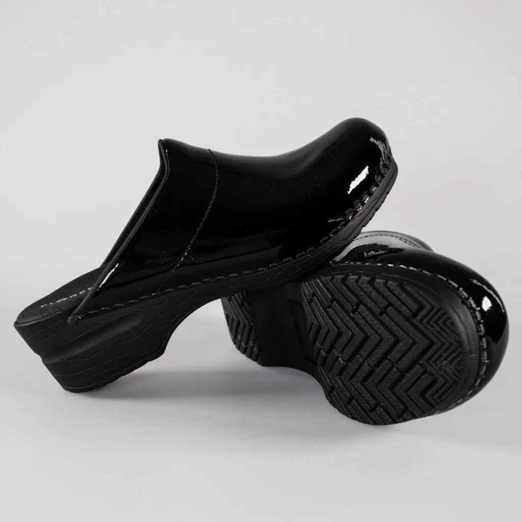 Florensa Klompen Flex - Black Patent