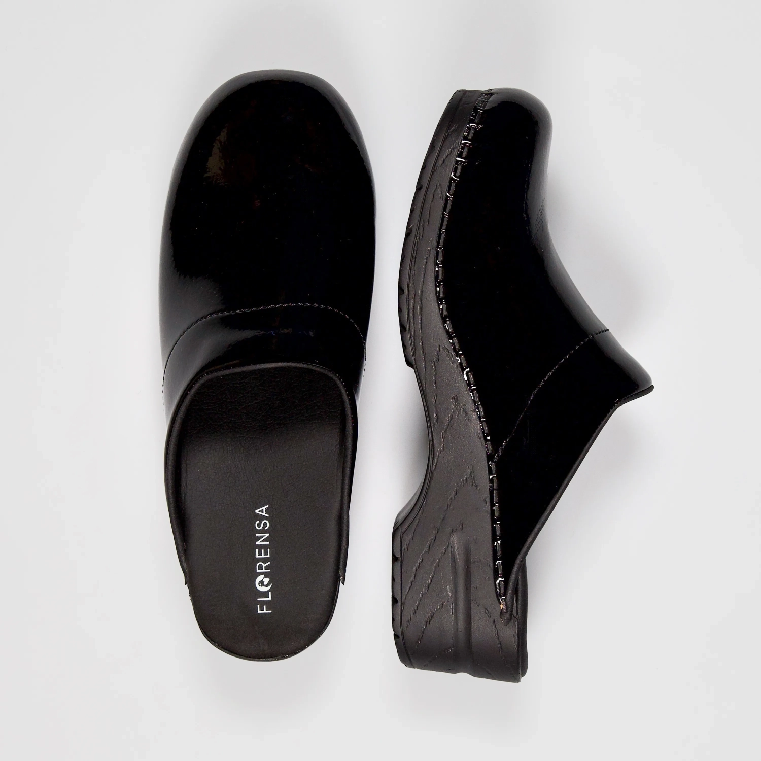 Florensa Klompen Flex - Black Patent - Afbeelding 3
